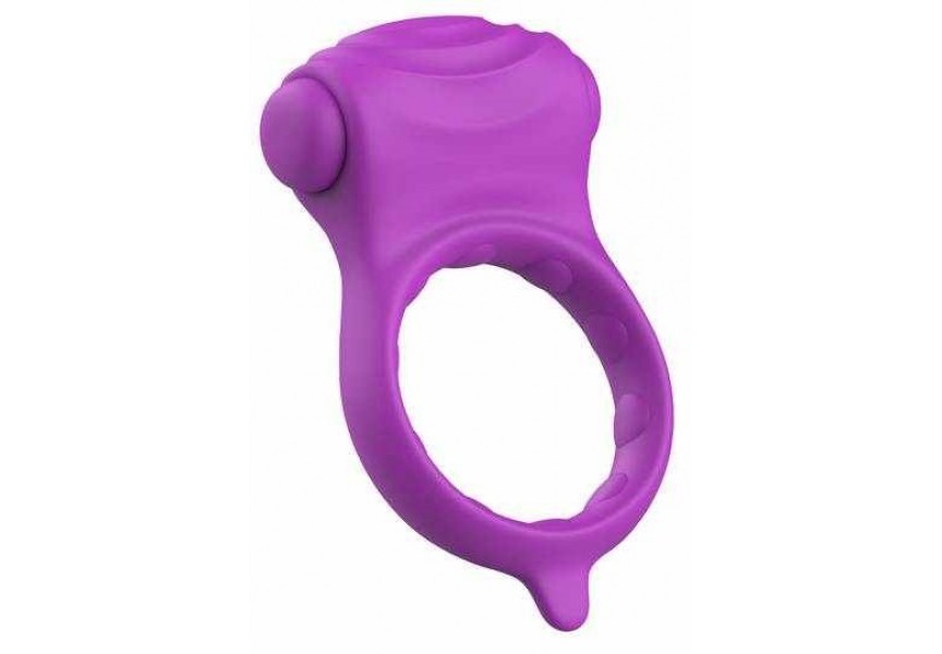 Μωβ Δονούμενο Δαχτυλίδι Πέους 5 Ταχυτήτων - B Swish Bcharmed Vibrating Cock Ring Basic Wave Purple
