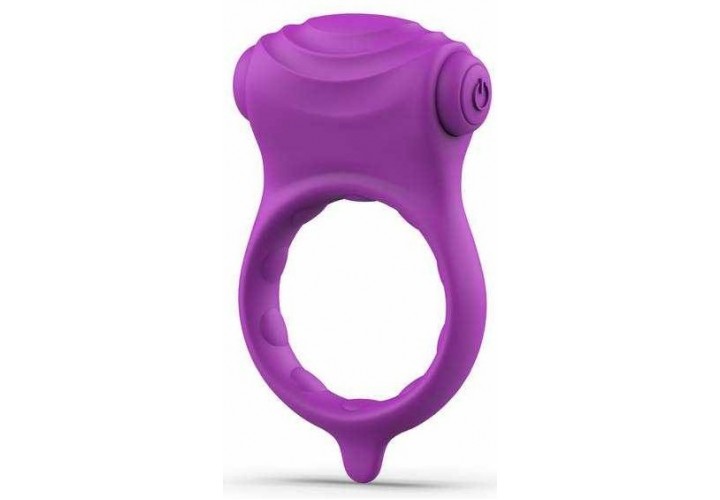B Swish Bcharmed Vibrating Cock Ring Basic Wave Purple