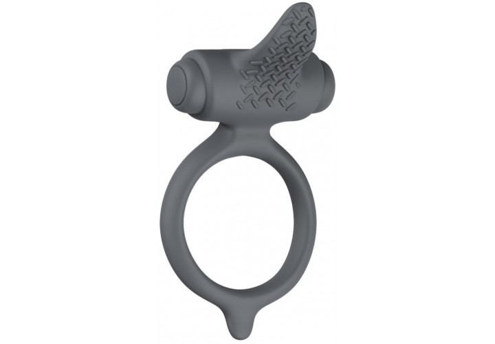 Δονούμενο Δαχτυλίδι Πέους Σιλικόνης 5 Ταχυτήτων - B Swish Bcharmed Basic Penis Ring Gray