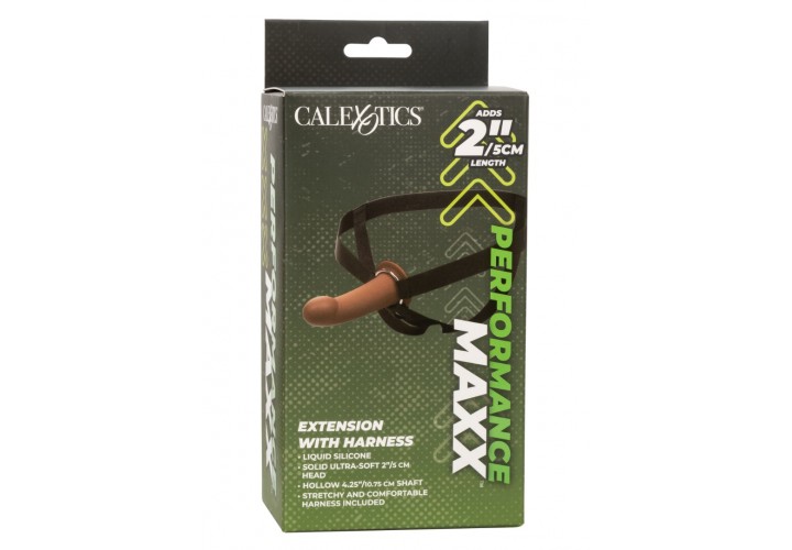 CalExotics Performance Maxx Life-Like Extension With Harness Brown 16cm