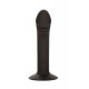 Calexotics Curved Anal Stud Realistic Dildo Black 13.2cm