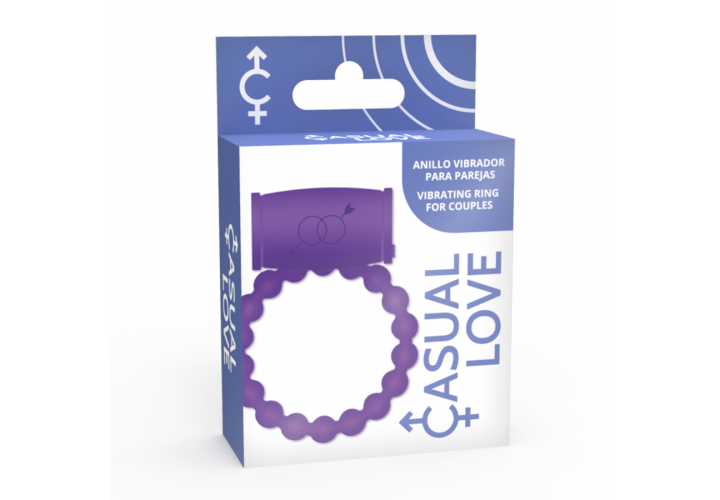Casual Love 25 Vibrating Ring For Couples Purple