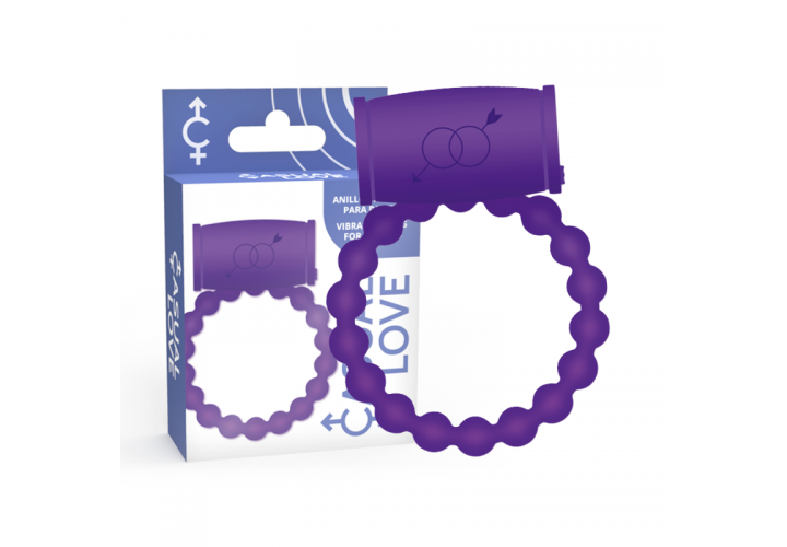 Casual Love 25 Vibrating Ring For Couples Purple