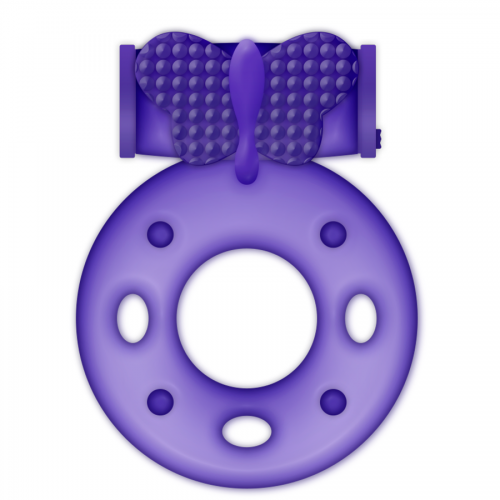 Μωβ Δονούμενο Δαχτυλίδι Πέους - Casual Love Vibrating Ring For Couples Purple