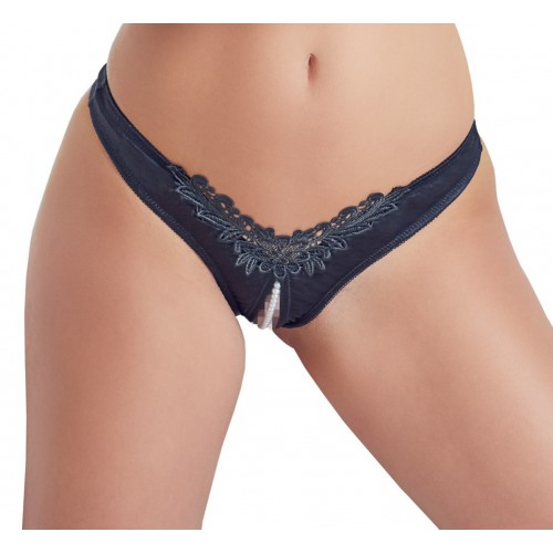 Cottelli Collection G String With Pearls Black