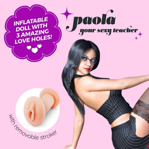 Γυναικεία Φουσκωτή Κούκλα - Crushious Paola The Teacher Inflatable Doll With Stroker