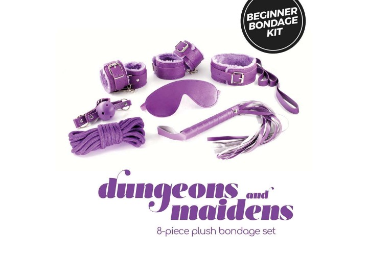 Μωβ Φετιχιστικό Σετ - Crushious Dungeons And Maidens BDSM Kit Purple