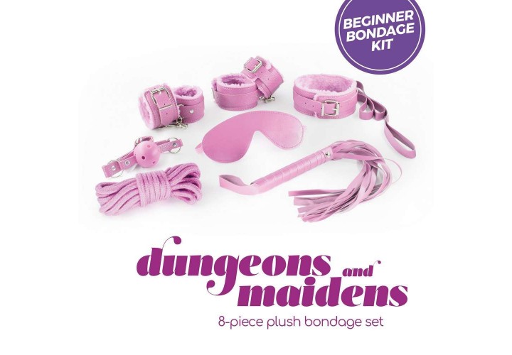 Ροζ Φετιχιστικό Σετ - Crushious Dungeons And Maidens BDSM Kit Pink