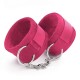 Crushious Tough Love Velcro Handcuffs With Extra 40cm Chain Pink