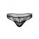 Daring Intimates Very Sexy Floral Lace String Black