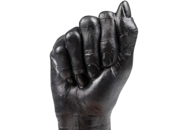 Μαύρο Ρεαλιστικό Ομοίωμα Χεριού - Doc Johnson TitanMen The Fist Black 28cm