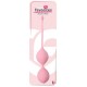 Ροζ Κολπικές Μπάλες Σιλικόνης - Dream Toys See You In Bloom Duo Balls 36mm Pink