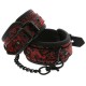 Dream Toys Blaze Deluxe Ankle Cuffs Black/Red