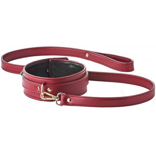 Dream Toys Blaze Elite Collar & Leash Red