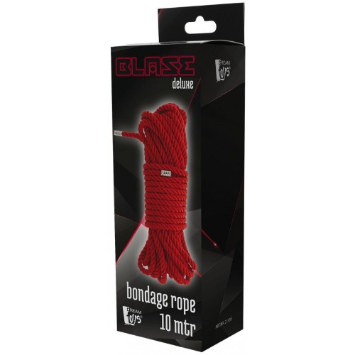 Κόκκινο Μεταξωτό Σχοινί Δεσίματος - Blaze Deluxe Bondage Rope Red 10m