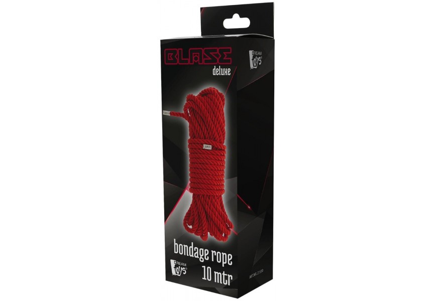 Blaze Deluxe Bondage Rope Red 10m