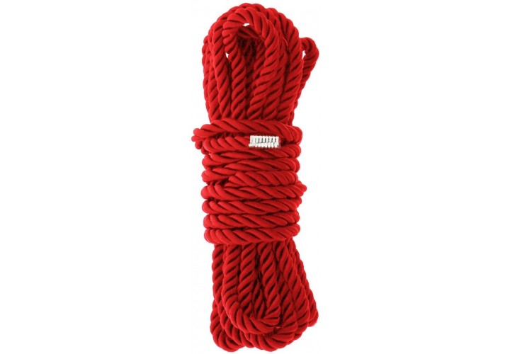 Κόκκινο Σχοινί Δεσίματος - Dream Toys Blaze Deluxe Bondage Rope Red 5m