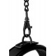 Μαύρο Φετιχιστικό Κολάρο Με Λουρί - Dream Toys Blaze Luxury Fetish Collar and Chain Black
