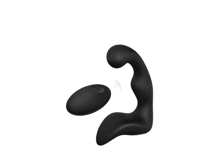 Ασύρματος Δονητής Προστάτη Σιλικόνης - Dream Toys Cheeky Love Remote Booty Pleaser Black 14cm