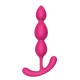 Ροζ Πρωκτικές Μπίλιες - Dream Toys Bootyful Silky Smooth T Teardrop 14cm