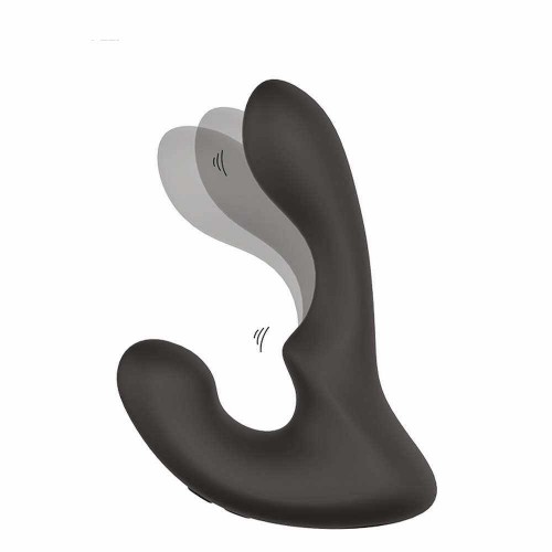 Συσκευή Μασάζ Προστάτη 2 Μοτέρ - Dream Toys Booty Rocker Anal Vibrator Black 14.5cm