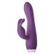 Dream Toys Flirts Rabbit Silicone Vibrator Purple 17cm