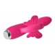 Dream Toys Flirts Butterfly Silicone Vibrator Pink 17cm