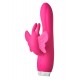 Ροζ Δονητής Κόλπου & Κλειτορίδας 8 Ταχυτήτων - Dream Toys Flirts Butterfly Silicone Vibrator Pink 17cm