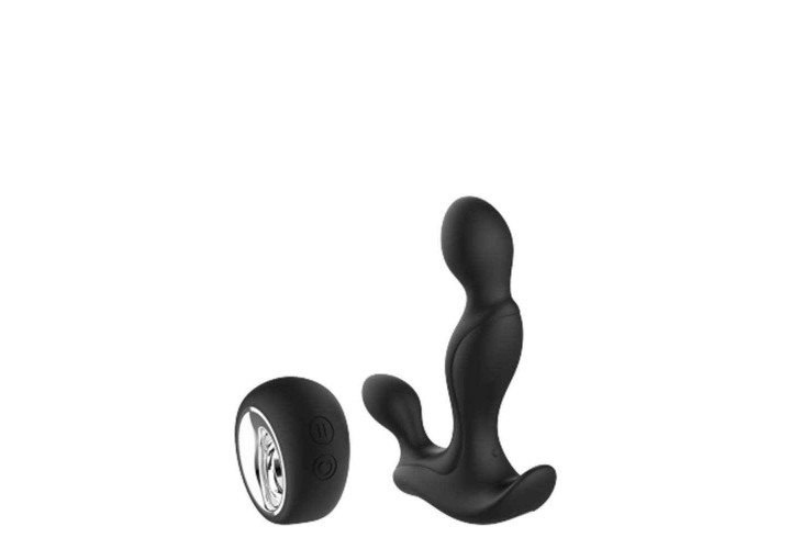 Μαύρος Ασύρματος Δονητής Για Άνδρες & Γυναίκες - Dream Toys Midnight Magic Kronos Remote 12cm
