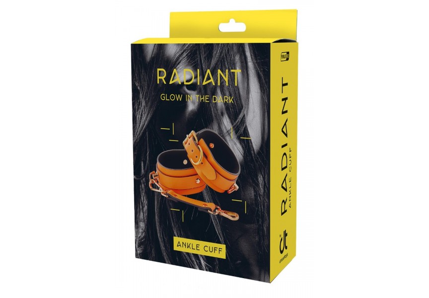 Dream Toys Radiant Ankle Cuff Glow In The Dark Orange