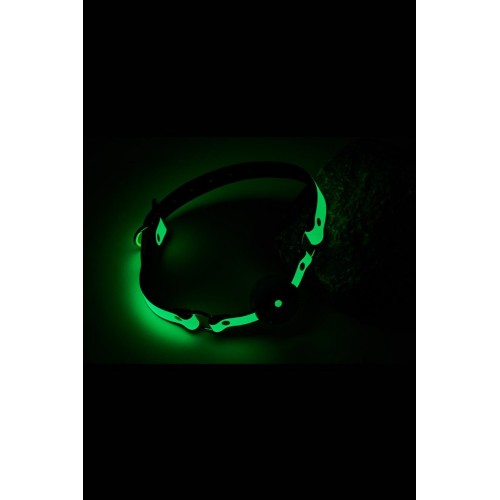 Dream Toys Radiant Ball Gag Glow In The Dark Green