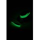 Φωσφοριζέ Φετιχιστικό Κολάρο Με Λουρί - Dream Toys Radiant Glow In The Dark Collar & Leash Green