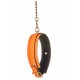 Dream Toys Radiant Glow In The Dark Collar & Leash Orange