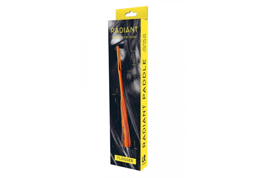 Dream Toys Radiant Glow In The Dark Whip Orange 30cm