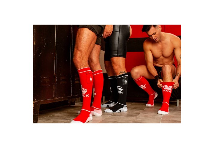 Κόκκινες Κάλτσες Με Τσέπες - Brutus FXXX Party Socks With Pockets Red/White