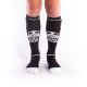 Μαύρες Κάλτσες Με Τσέπες - Brutus Gas Mask Party Socks With Pockets Black/White