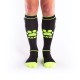 Μαύρες Φωσφοριζέ Κάλτσες Με Τσέπες - Brutus Puppy Party Socks With Pockets Βlack/Neon Yellow