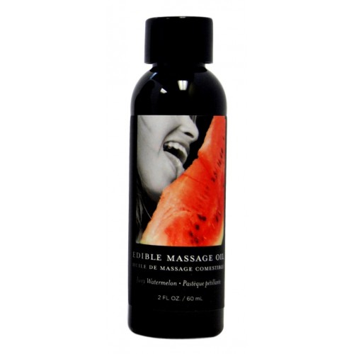 Earthly Body Edible Massage Oil Watermelon 60ml