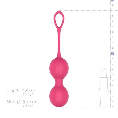 EasyConnect Vibrating Kegel Balls Stella App Controlled Pink