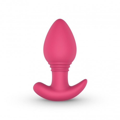 Ροζ Ασύρματη Πρωκτική Σφήνα Με Εφαρμογή Κινητού - EasyConnect Vibrating Butt Plug Axel App Controlled Pink