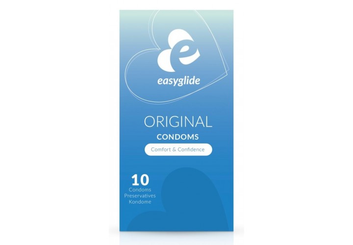 Κανονικά Προφυλακτικά 10 Τεμάχια - Easyglide Original Condoms 10 pcs