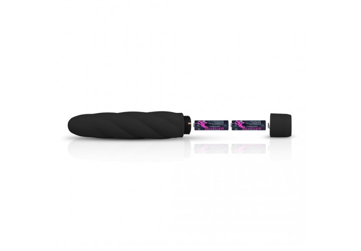 Μαύρος Δονητής Σιλικόνης - Easytoys Silicone Vibrator Black 19cm