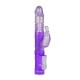 Μωβ Δονητής Rabbit Με Κίνηση Πάνω Κάτω - EasyToys Thrusting Rabbit Vibrator Purple 25cm