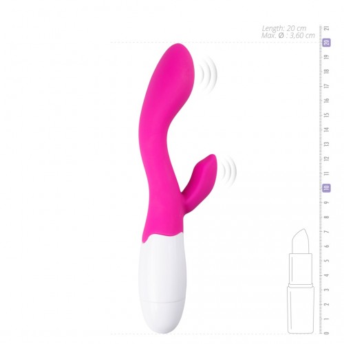 Ροζ Δονητής Rabbit 10 Ταχυτήτων - Easy Toys Lily Vibe Rabbit Vibrator Pink 20cm