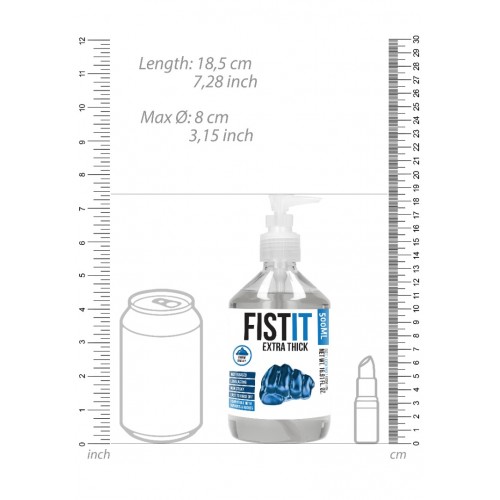 Shots Fist It Extra Thick Lubricant 500ml