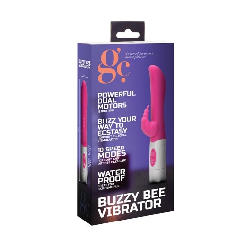 Shots GC Buzzy Bee Rabbit Vibrator Pink 20cm