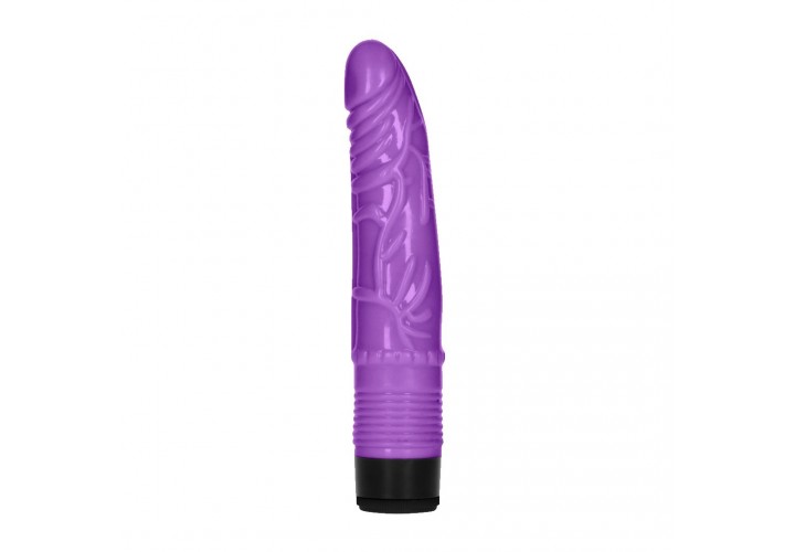 Μωβ Ρεαλιστικός Δονητής - Shots GC Slight Realistic Dildo Vibrator Purple 19.5cm