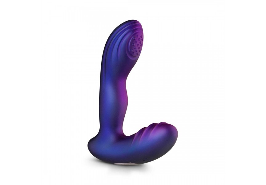 Hueman Galaxy Tapping Butt Plug Purple 14.9cm