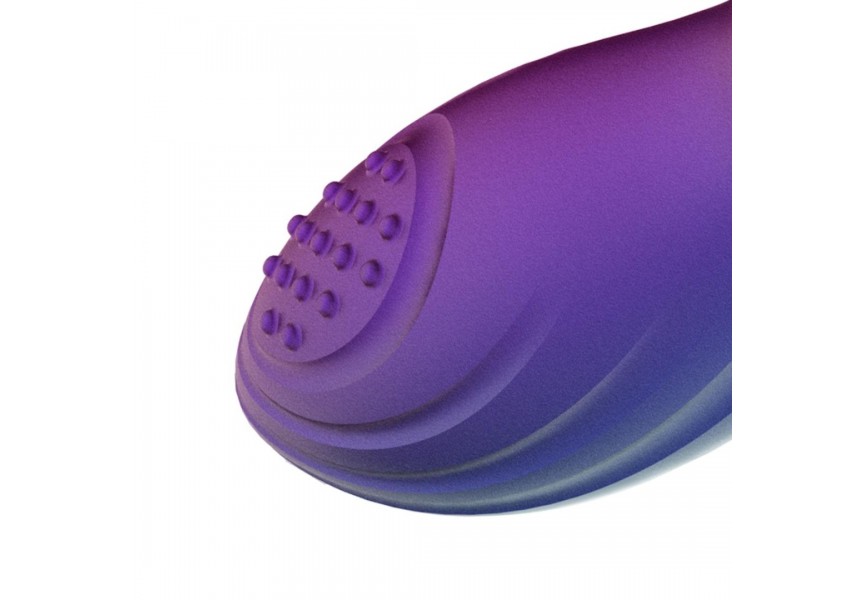 Hueman Galaxy Tapping Butt Plug Purple 14.9cm