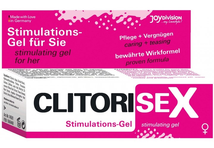 Κλειτοριδική Κρέμα Οργασμού - JoyDivision Clitorisex Stimulating Cream 40ml